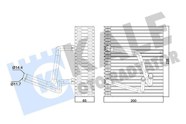EVAPORATOR MEGANE I-SCENIC I