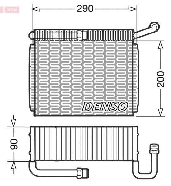 EVAPORATOR. AİR CONDİTİONİNG ALFA ROMEO 166 98-07