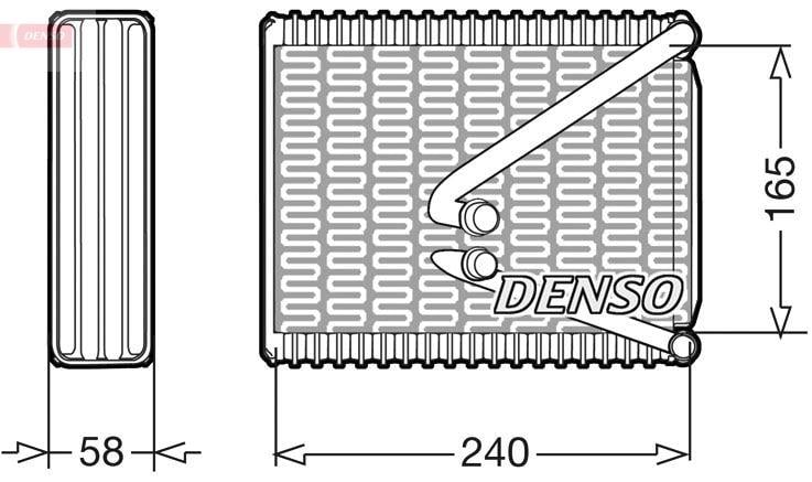 EVAPORATOR. AİR CONDİTİONİNG FIAT PUNTO 99-12