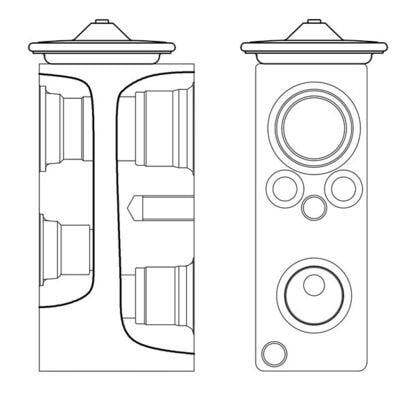 Expansionsventil und Orifice Tube MB W166