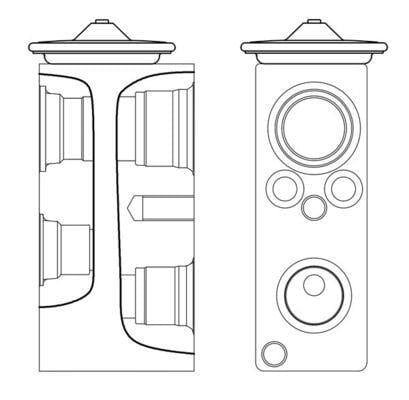 Expansionsventil und Orifice Tube MB W166