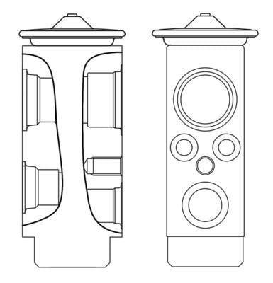 EXPANSİONSVENTİL UND ORİFİCE TUBE MERCEDES-BENZ A-CLASS