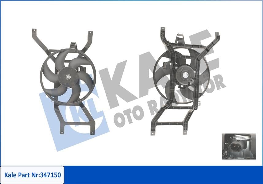 FAN MOTORU DACIA LOGAN 04> SANDERO 08> 1.4 1.5 dCi 1.6