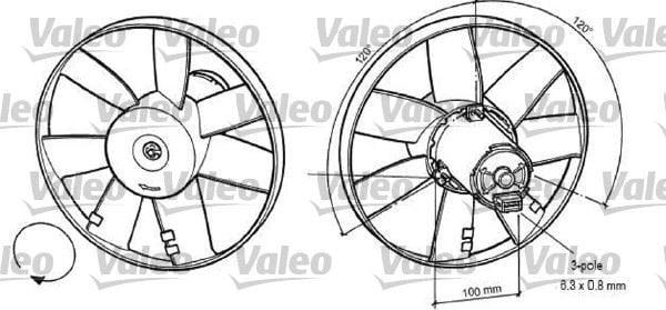 FAN MOTORU FORD GALAXY 2.0 I