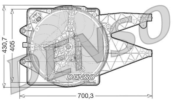 FAN. RADİATOR ALFA ROMEO MITO 08-