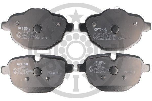 FREN BALATA SETİ DİSKLİ FREN 5F10 -5 TouringF11 -i8I12 -X3F25 -X4F26 -Z4 ROADSTERE89 BMWBRILLIANCE