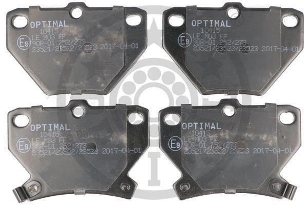 FREN BALATA SETİ DİSKLİ FREN CELICA T23 -COROLLA Combi E12 -COROLLA Verso E12 -PRIUS Liftback W2