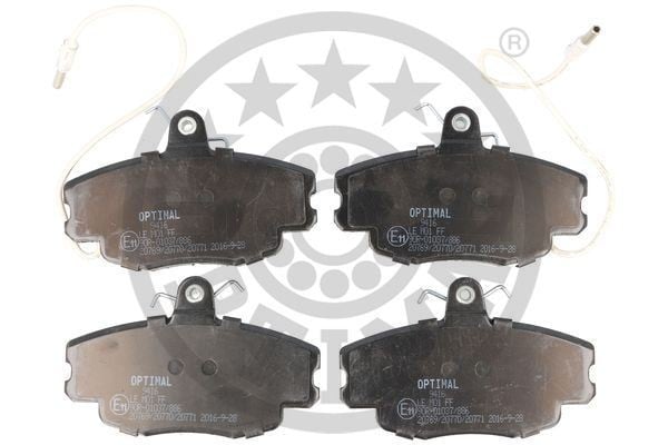 FREN BALATA SETİ DİSKLİ FREN OMEGA A16 -17 -19 205 I741A/C -205 I Cabriolet741B-20D -205 II20A/C -
