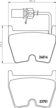 FREN BALATA TAKIMI AUDI A4 B8 Avant 8K5 11-07-12-15-AUDI A5 8T3 06-07-01-17-AUDI A5 Convertible