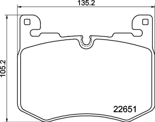 FREN BALATA TAKIMI JAGUAR F-PACE X761 09-15->-LAND ROVER RANGE ROVER VELAR L560 03-17->
