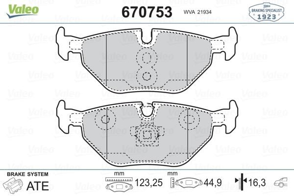 FREN BALATASI ARKA BMW E30 E36 E46 E85 E86