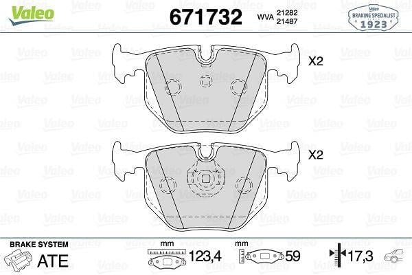 FREN BALATASI ARKA BMW E38 E46 E53 E83 Z4 M5 E39 RANGE ROVER 3 L322 02>12