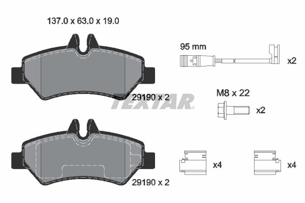 FREN BALATASI ARKA MERCEDES SPRINTER B906 06> . VW CRAFTER 30-35-50 TEK TEKER