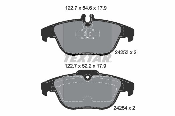 FREN BALATASI ARKA MERCEDES W204 S204 X204 C207 A207