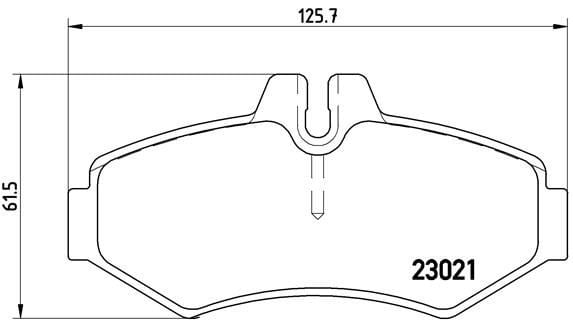 FREN BALATASI ARKA MERCEDES W463 B901>B904 . VW LT 28-35-46