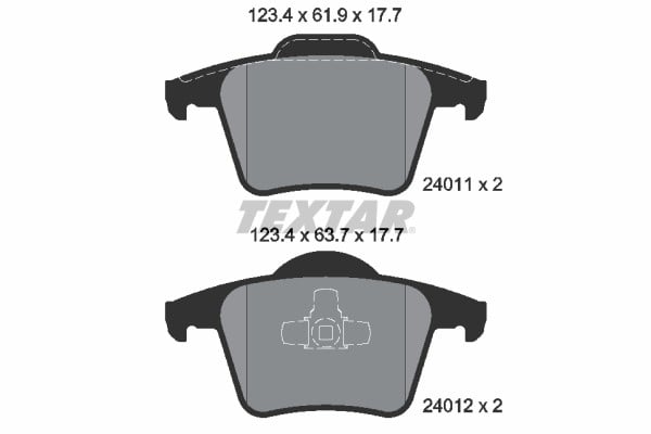 FREN BALATASI ARKA VOLVO XC90 I