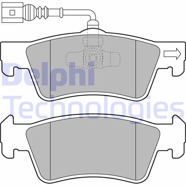 FREN BALATASI ARKA VW CARAVELLE. MULTİVAN. TRANSPORTER 03/03>