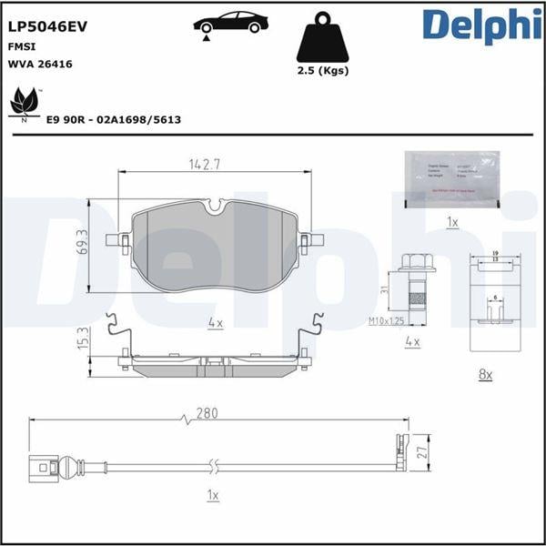FREN BALATASI ELEKTRİKLİ AUDI Q4-CUPRA BORN-SKODA ENYAQ IV-VW ID.4-ID.5 05/2020>