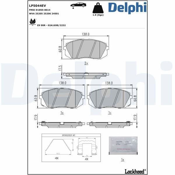 FREN BALATASI ELEKTRİKLİ HYUNDAI KAUAI-KONA-KIA NIRO-SOUL 09/2014>