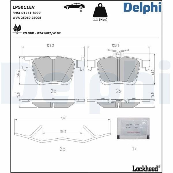 FREN BALATASI ELEKTRİKLİ VW GOLF 03/2014-01/2021
