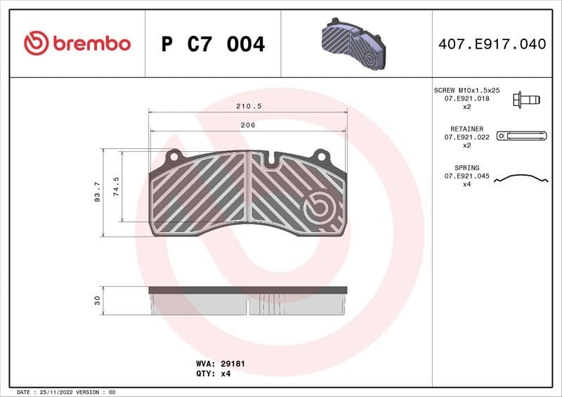 FREN BALATASI KING LONG XMQ 08/10->-RENAULT TRUCKS MIDLUM 01/00->-VOLVO FL II 05/06->