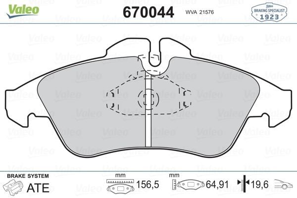 FREN BALATASI ON MERCEDES W638 B901>B904 . VW LT 28-35-46