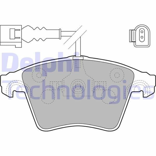 FREN BALATASI ÖN VW CARAVELLE. MULTİVAN. TRANSPORTER 03/03>