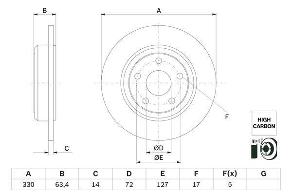 FREN DİSK ARKA JEEP GRAND CHEROKEE IV 13>