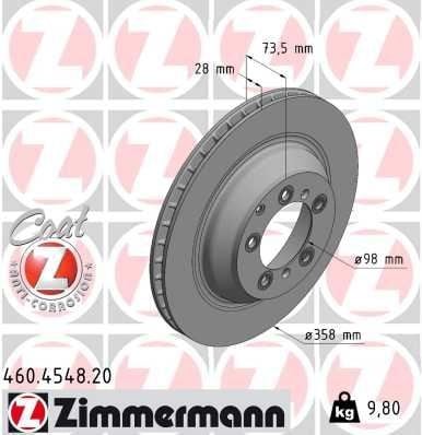 FREN DİSK ARKA PORSCHE TAYCAN 2019 > 358 MM - 28 MM