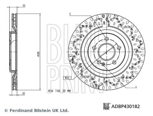 FREN DISKI ARKA 4-matic MERCEDES W177 V177 C118 H247