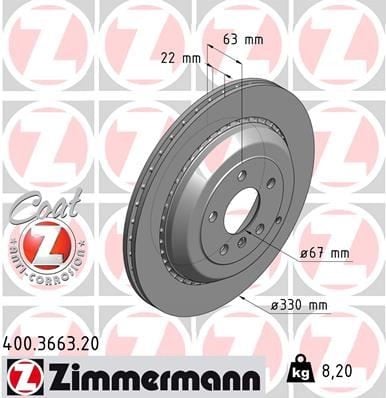 FREN DISKI ARKA 4-matic MERCEDES X164 W251 W164