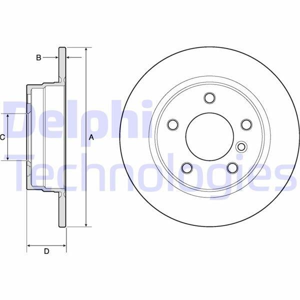 FREN DISKI ARKA BMW E36 91>98 E46 97>05