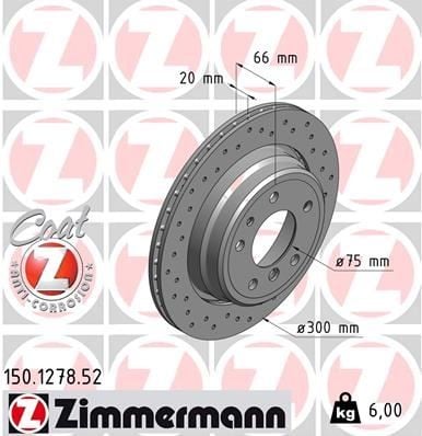 FREN DİSKİ ARKA BMW M5 E34 88>95 E34 V8 4.0 92>96 DELIKLI