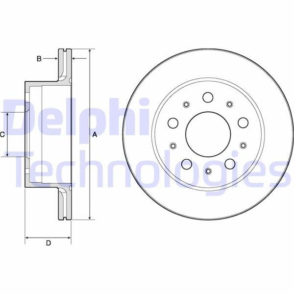 FREN DİSKİ ARKA FIAT DUCATO 06> PEUGOET BOXER 06> CITROEN JUMPER 06> 300x22x19.9MM