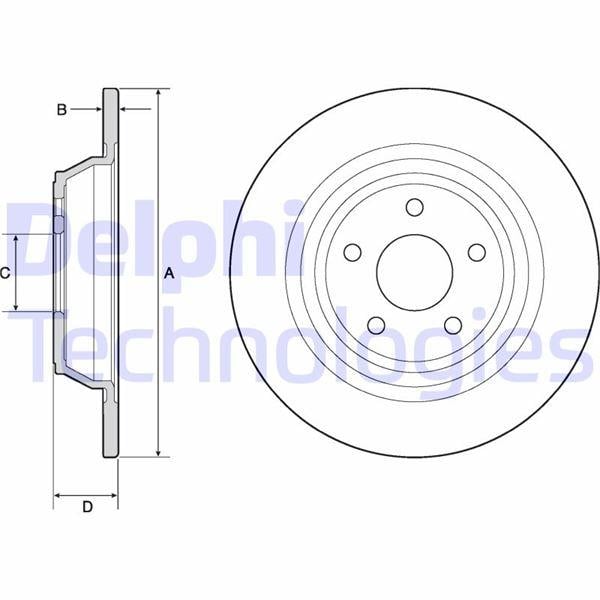 FREN DİSKİ ARKA FORD MONDEO 14>