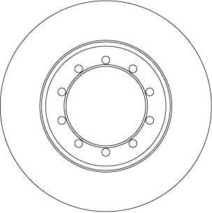 FREN DİSKİ ARKA FORD TRANSİT 06> 3.2 TDCİ ÇİFT TEKER
