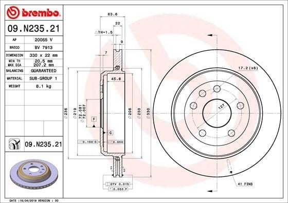 FREN DİSKİ ARKA GRAND CHEROKEE IV 13>