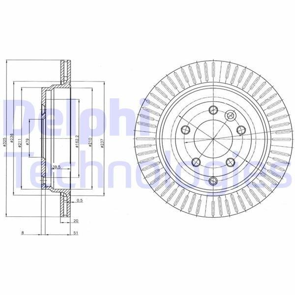 FREN DISKI ARKA LAND ROVER DISCOVERY III-IV L319 04>18