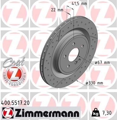 FREN DISKI ARKA MERCEDES AMG W176 C117 X117 X156 R172