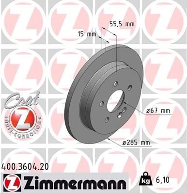 FREN DISKI ARKA MERCEDES ML-CLASS W163 98>05
