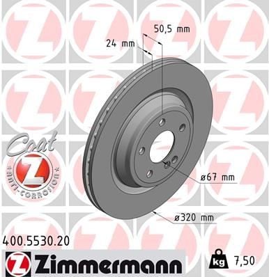 FREN DISKI ARKA MERCEDES SL-CLASS R231 12>20