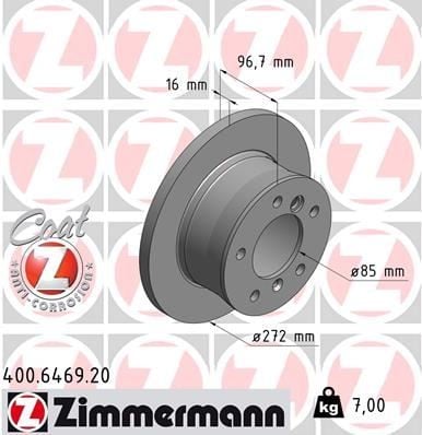 FREN DISKI ARKA MERCEDES SPRINTER B901>B904 . VW LT 28-35-46 TEK TEKER