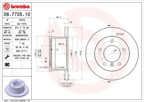 FREN DISKI ARKA MERCEDES SPRINTER B901>B904 . VW LT 28-35-46 TEK TEKER