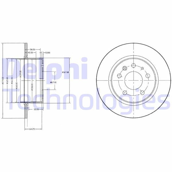 FREN DISKI ARKA MERCEDES W115 C123 S123 W116 W126 W123