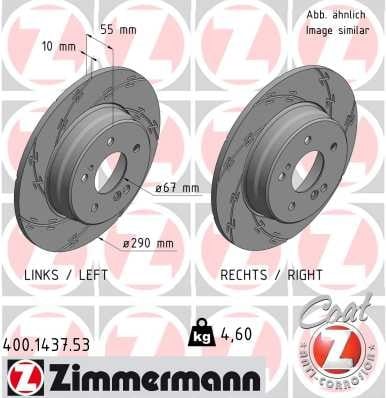 FREN DISKI ARKA MERCEDES W203 CL203 S203 C209 A209