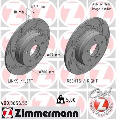 FREN DISKI ARKA MERCEDES W204 S204 C204 C207 A207