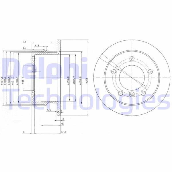 FREN DISKI ARKA MERCEDES W463 B901>B904 . VW LT 28-35-46