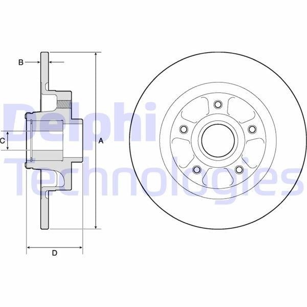 FREN DİSKİ ARKA RENAULT GRAND SC NIC III 09>16 SC NIC III 09>16 FLUENCE 12> 274x11x9.5