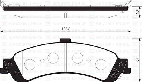 FREN DİSKİ BALATASI GMC YUKON 01-06 RR D834