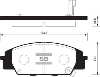 FREN DİSKİ BALATASI HONDA S2000 00-09 D829